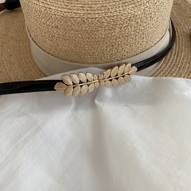 Thắt Lưng Mỏng Ôm Eo Họa Tiết Lá Thời Trang Hàn Quốc 19584