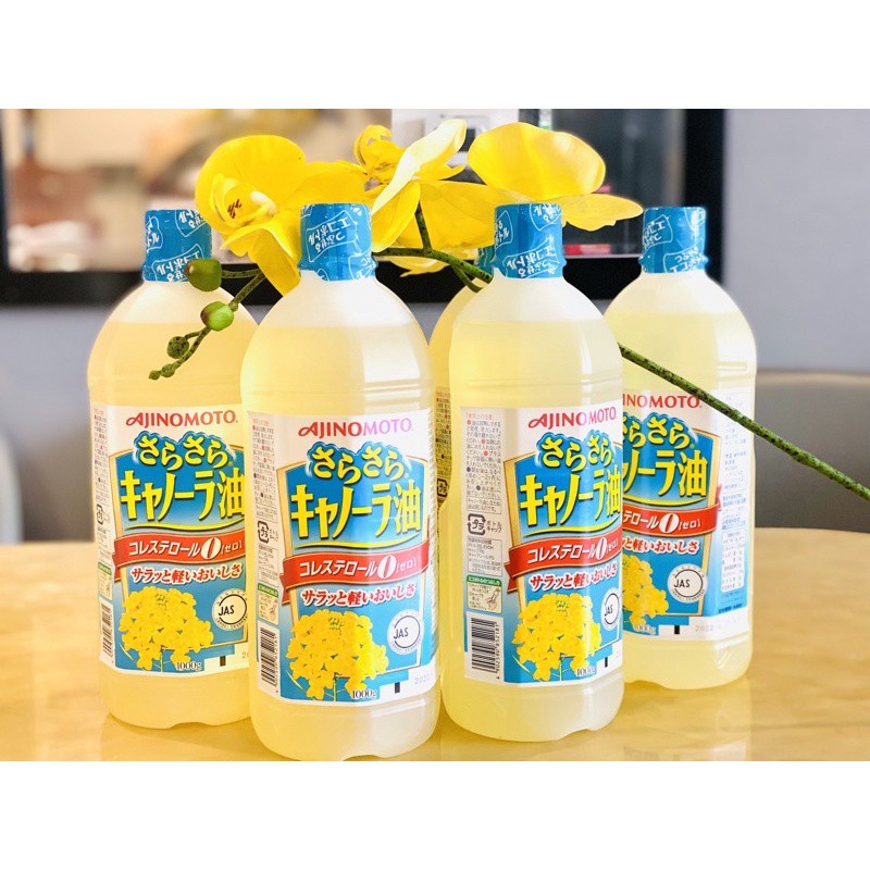 DẦU ĂN HOA CẢI AJINOMOTO 1000ML NHẬT BẢN