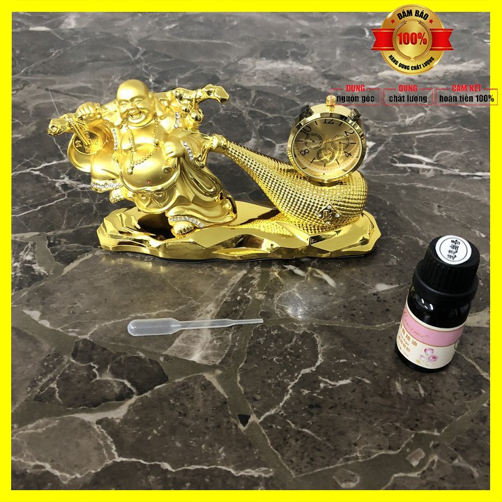 Tượng Phật Di Lặc kéo bao tiền vàng  AC6688 chất liệu hợp kim