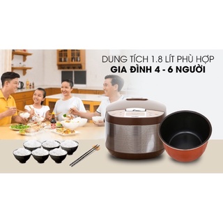 Nồi cơm điện tử Comfee 1,8L model CR- FD1820C
