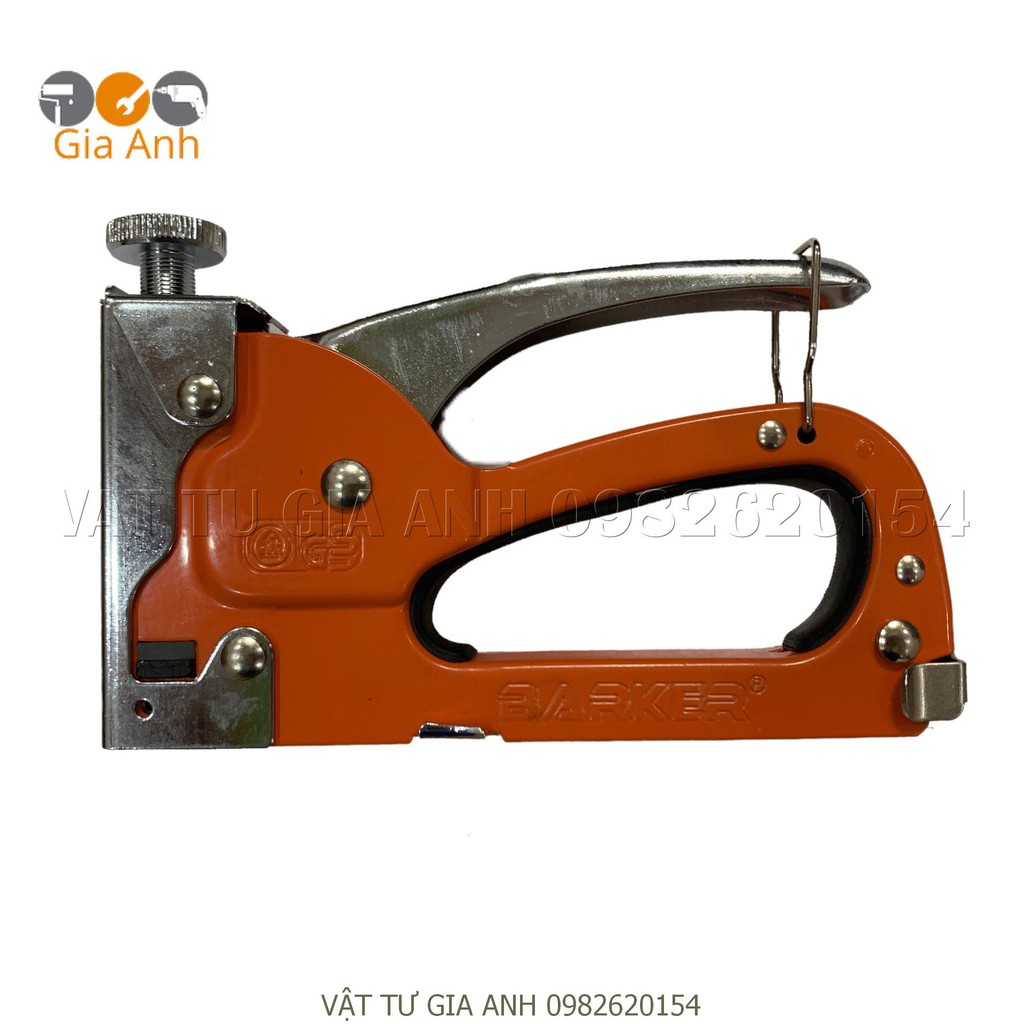 Súng bắn ghim gỗ, đồ da, bọc yên xe máy màu cam