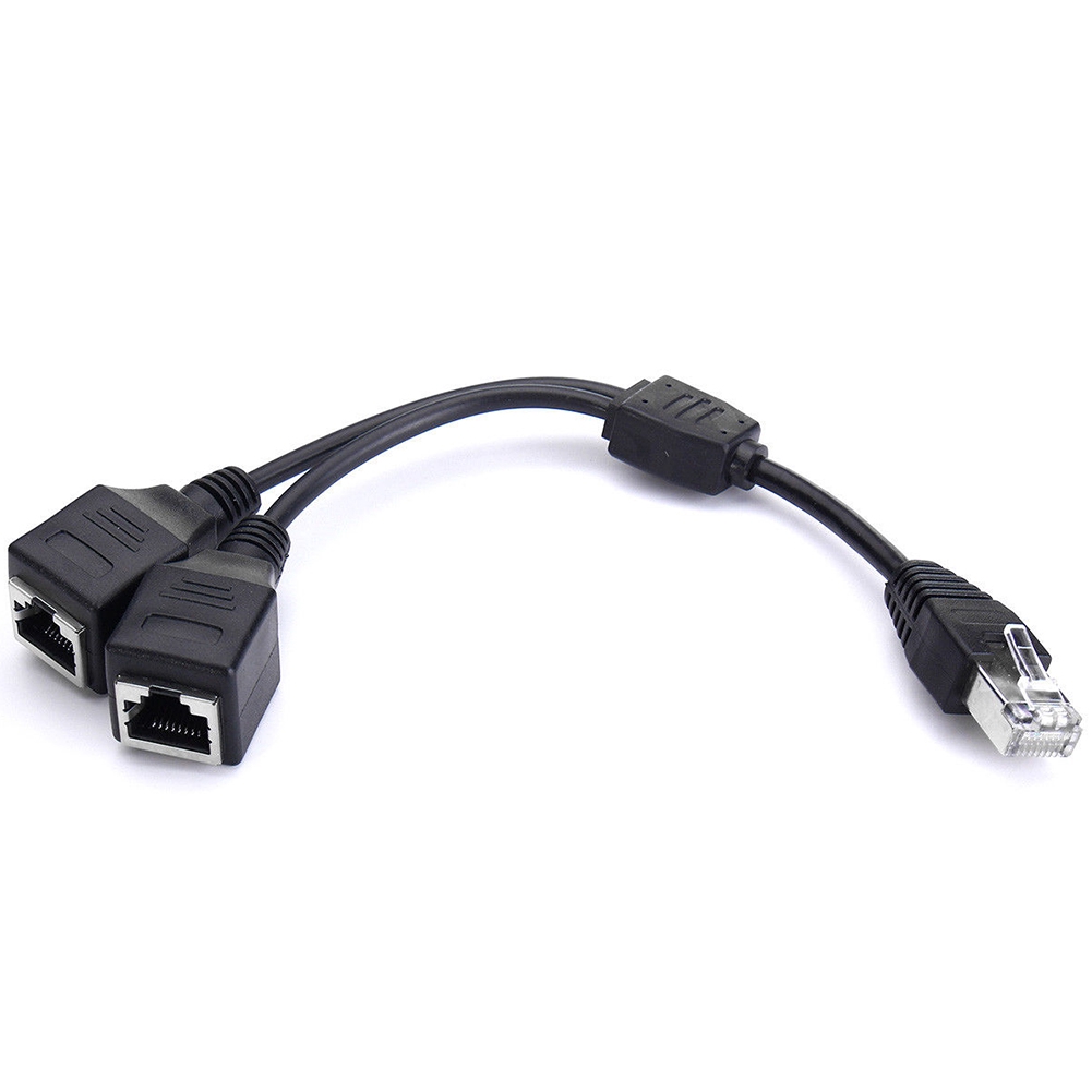 Thiết bị tách mạng LAN nối đầu đực 1 sang đầu cái 2 ổn định tiện dụng | BigBuy360 - bigbuy360.vn