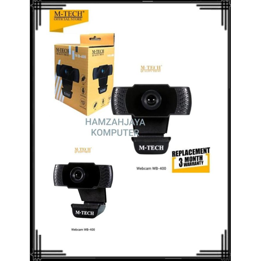 Webcam M-Tech Wb400 720p Cho Pc Laptop / Cpu - Wb-400 | BigBuy360 - bigbuy360.vn
