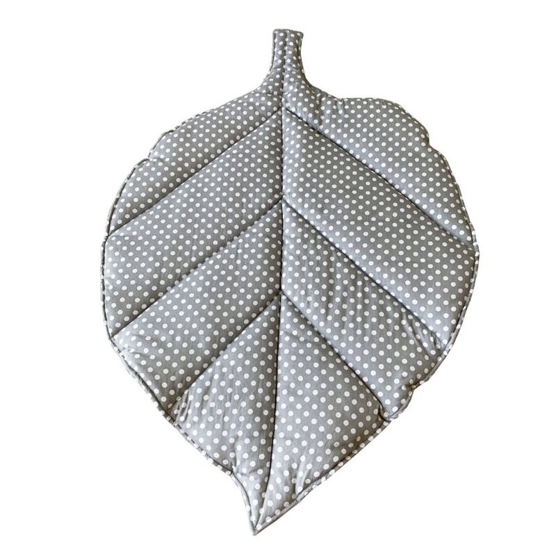 Thảm Cotton Hình Chiếc Lá Xinh Xắn Dùng Trang Trí Phòng Em Bé