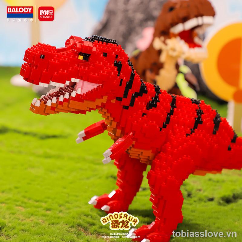 ❤️BALO DY❤️Đồ chơi lắp ráp hạt nhỏ mô hình khủng long 3D  LEG Otùy chọn kiểu dáng dùng làm quà tặng cho người lớn và trẻ em