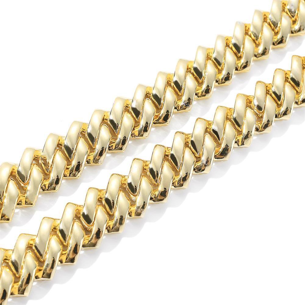 Vòng cổ Chiều Rộng 12mm Phong Cách Hip Hop Sang Trọng