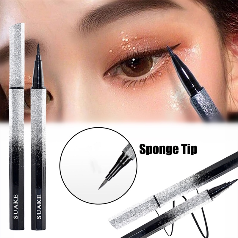 Bút Kẻ Mắt SUAKE 2 Màu Nhanh Khô Lâu Trôi Chống Thấm Nước Không Nhòe