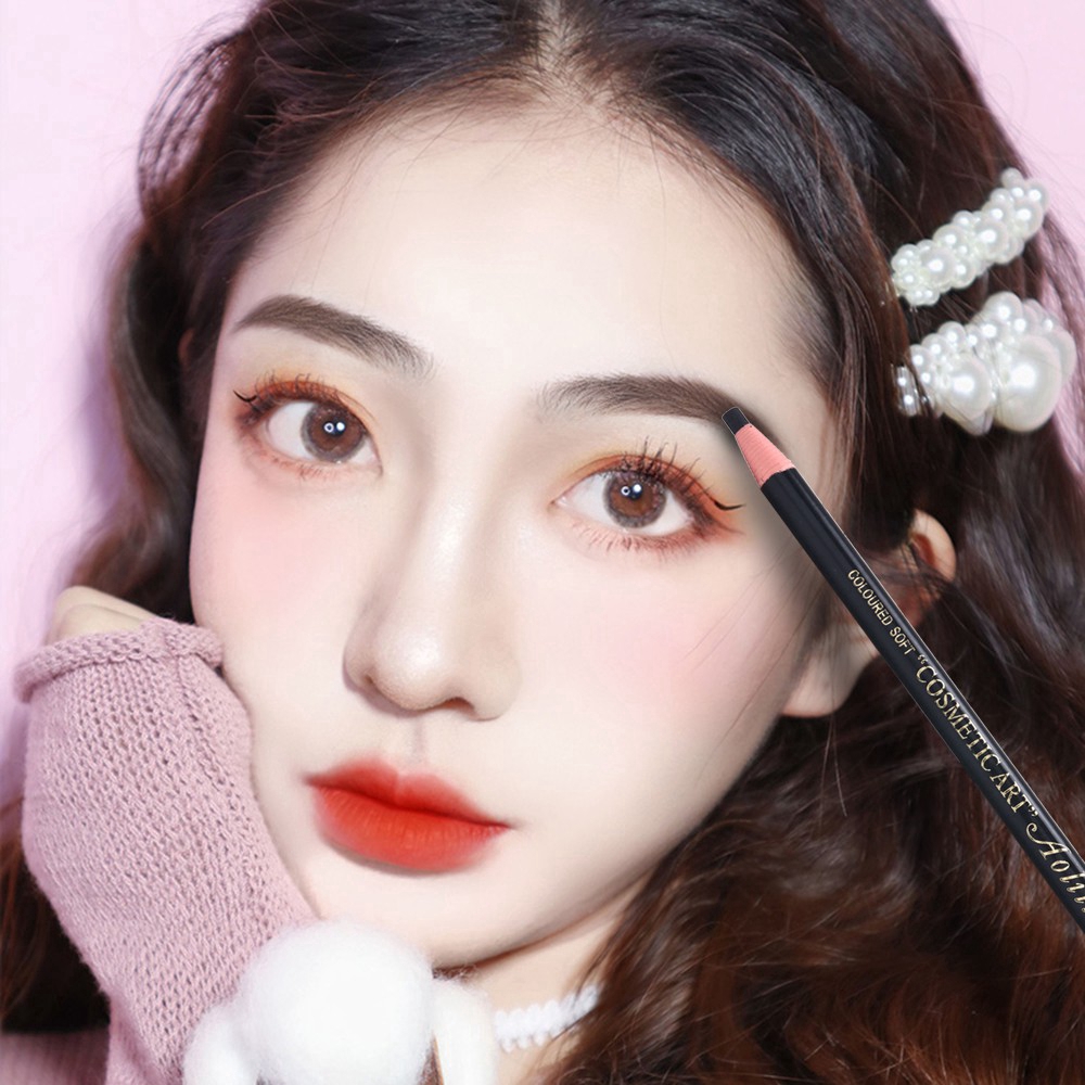 [Hàng mới về] Bộ 4 cây bút chì vẽ lông mày chống nước dạng lột phương pháp microblading