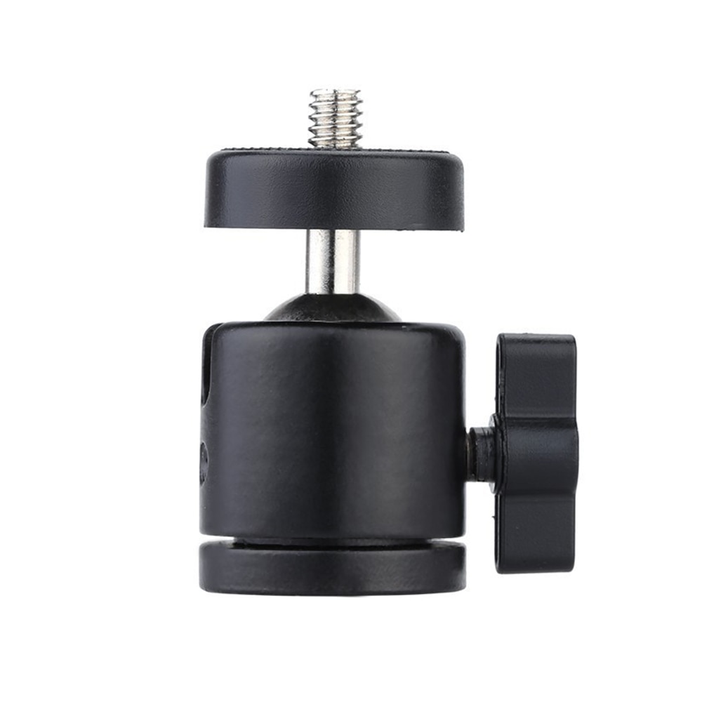 Đầu bi mini với ngàm gắn ốc vít 1/4 inch kèm giá đỡ cho máy ảnh dslr