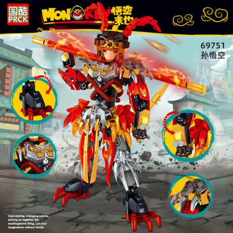 Đồ chơi Lego Robot Ngộ Không PRCK 69751 Monkey King Mech