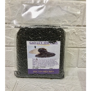 Gạo Lứt Tím Than Điện Biên - túi hút chân không 1kg