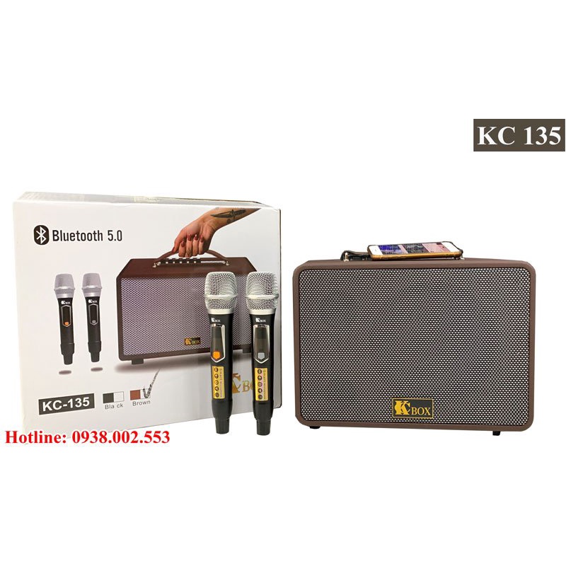 Loa Kéo Xách Tay Karaoke KCBox KC 135 chính hãng, Bảo Hành 12 tháng