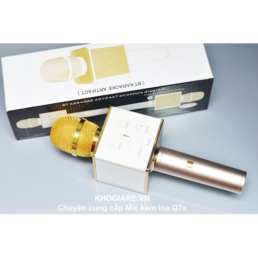 Micro Karaoke Bluetooth  w858 -Q7  loại 1 nghe  lớn hãng toshing hãng pin 2000MAH