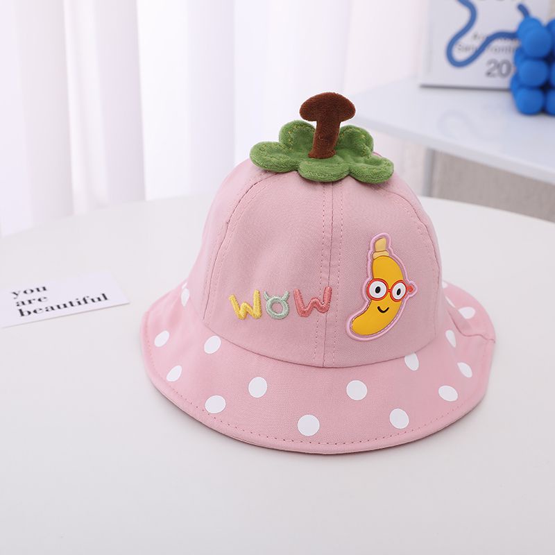 Nón Tai Bèo Chống Nắng Họa Tiết Chấm Bi Dễ Thương Cho Bé