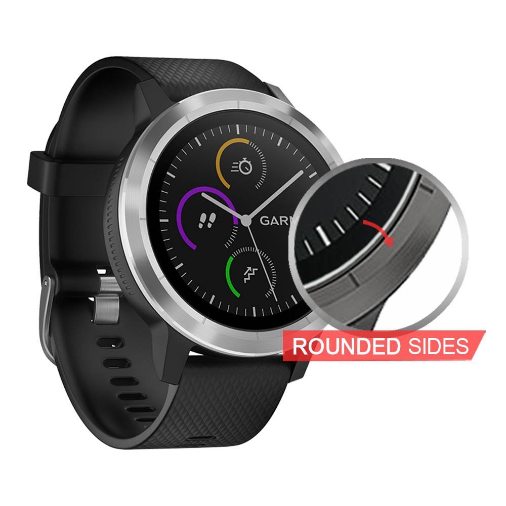 GARMIN Kính Cường Lực Cong 2.5d Cho Đồng Hồ Thông Minh Garmin Vivoactive 3