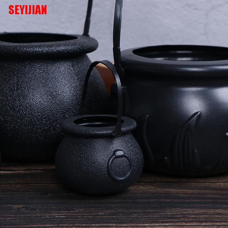 Bình đựng kẹo có tay cầm phong cách halloween độc đáo