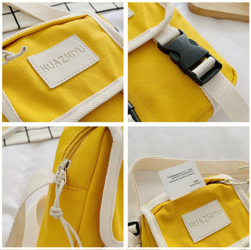 Túi đeo chéo vải canvas phong cách Nhật Bản trẻ trung | BigBuy360 - bigbuy360.vn