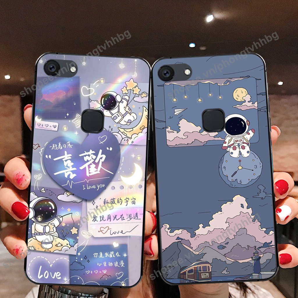 Ốp lưng Vivo V7 / V7 Plus / V7+ phi hành gia hoạt hình 3D cute giá rẻ