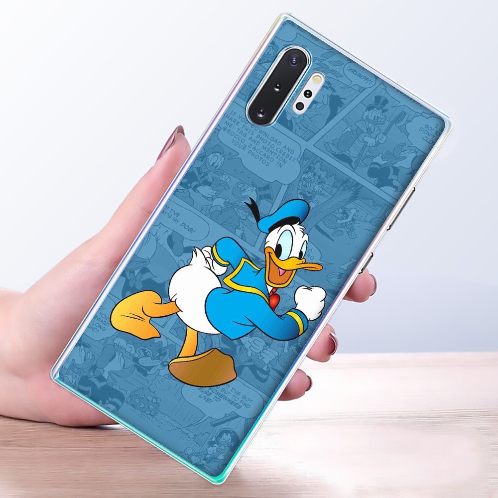 DISNEY Ốp Điện Thoại Trong Suốt In Hình Vịt Donald Cho Samsung Galaxy A10S S7 Edge S8 S9 S10 Plus Lite Gq130