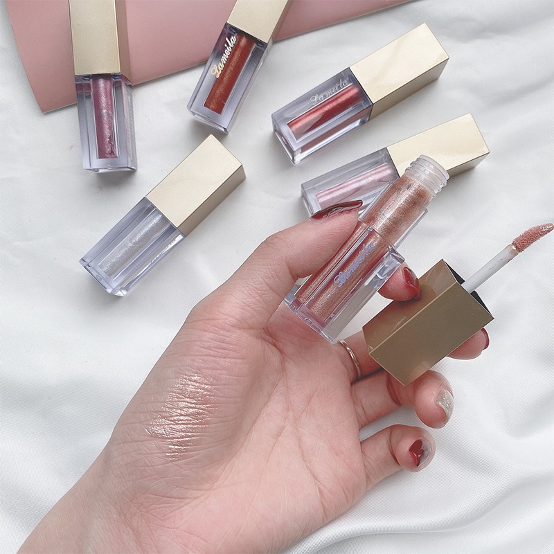 Nhũ mắt kim tuyến nội địa trung Lameila - Nhũ mắt ánh kim lấp lánh Lameila Liquid Eye Shadow LNM1 | BigBuy360 - bigbuy360.vn