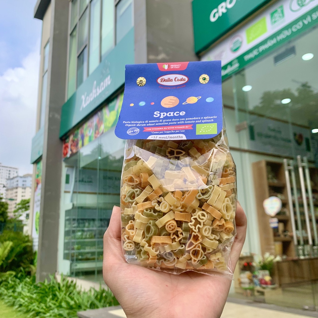 Mì Nui Rau Củ Hữu Cơ Cho Bé Dalla Costa - XanhSam Organic
