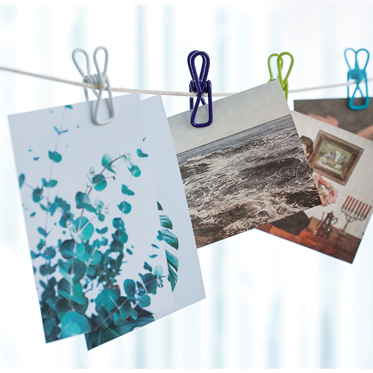 Kẹp kim loại giữ thẻ, giấy nhớ 5.7*3*1.7cm