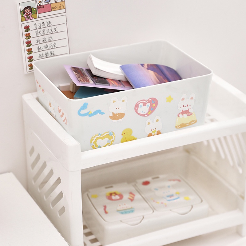Sticker - Set Sticker Nhỏ Nhắn Lấp Lánh Nhũ Trang Trí Cả Thế Giới
