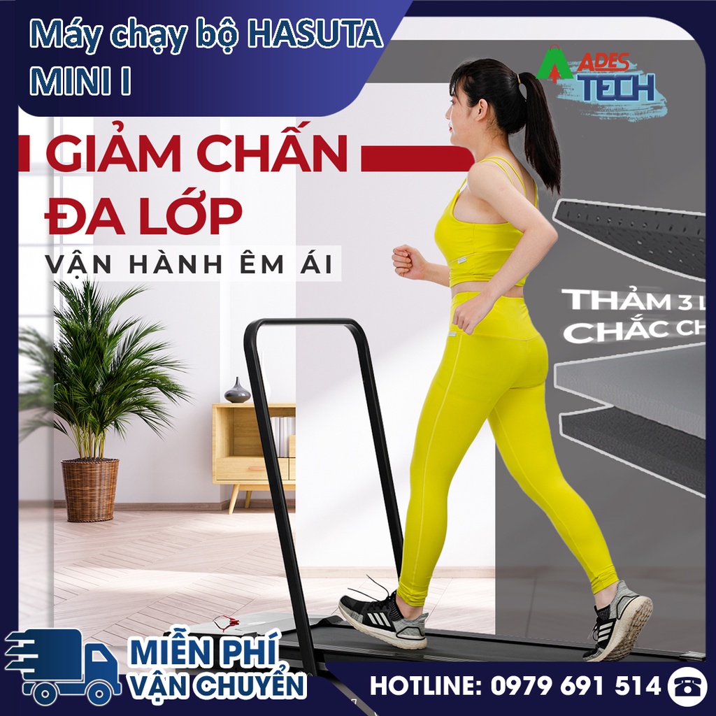 Máy Chạy Bộ Hasuta HTM Mini 01 - Chăm Sóc Sức Khỏe Tuyệt Vời - Bảo hành 1 năm