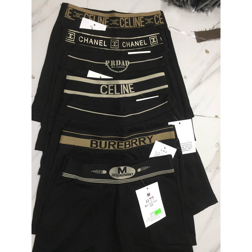 Quần đùi cạp chun thêu chữ thần thánh vải Umi hàn dành cho nữ