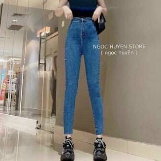 .9 mẫu Quần jean nữ lưng cao co giãn cao cấp bao đẹp làm từ chất liệu jean 2 da đẹp nhất năm 2022 ( ĐC ĐỔI TRẢ )