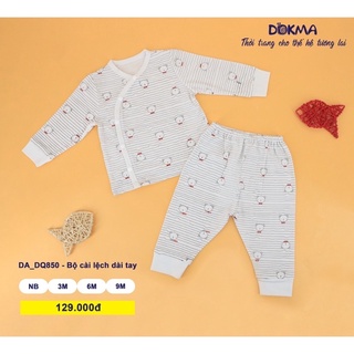 Bộ cài lệch - cài thẳng Dokma size sơ sinh