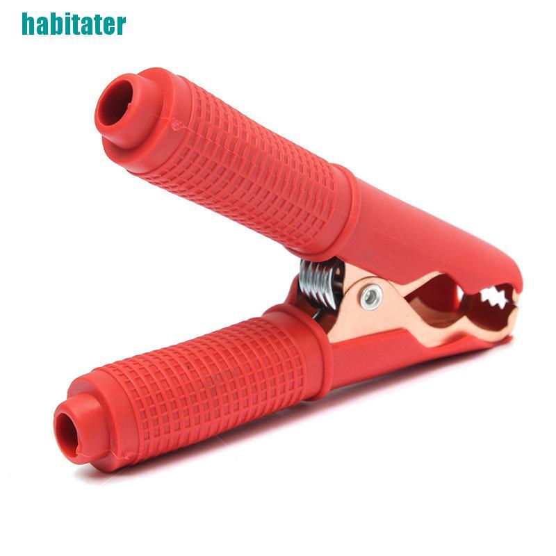 Set 2 Kẹp Cá Sấu Thử Pin Xe Hơi Màu Đỏ + Đen