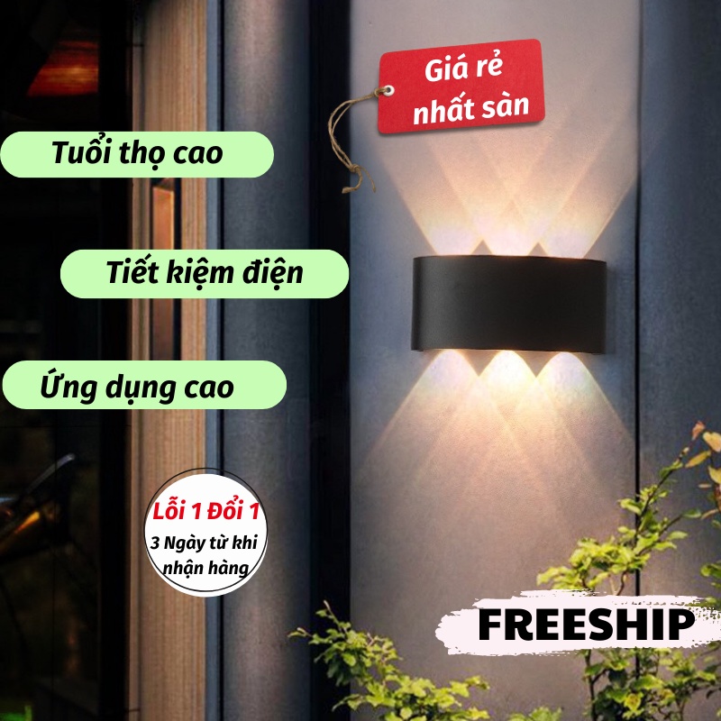 Đèn Trang Trí Đèn Led Gắn Tường Ánh Sáng Vàng Cao Cấp ĐÈN TOKI