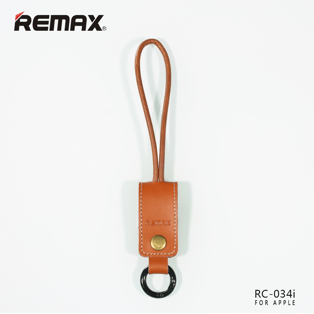 Cáp Lightning Remax 30cm bọc da