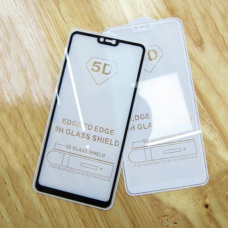 Miếng dán 5D Full màn cho Oppo F7 - Đen