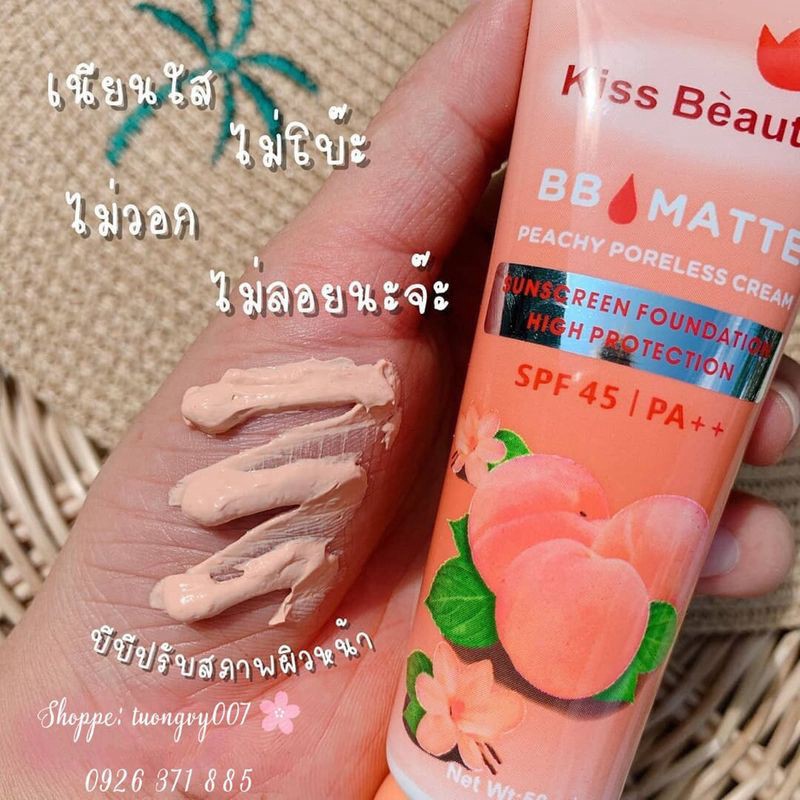 [Beman123] [ Bán Siêu Chạy ] Kem Nền Đào BB Chống Nắng Và Che Khuyết Điểm | BigBuy360 - bigbuy360.vn