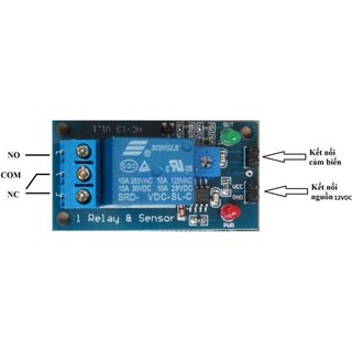 Module cảm biến độ ẩm đất kèm relay