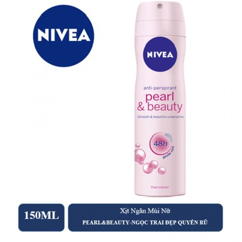 Xịt Ngăn Mùi Nivea Ngọc Trai Pearl &amp; Beauty 150ml