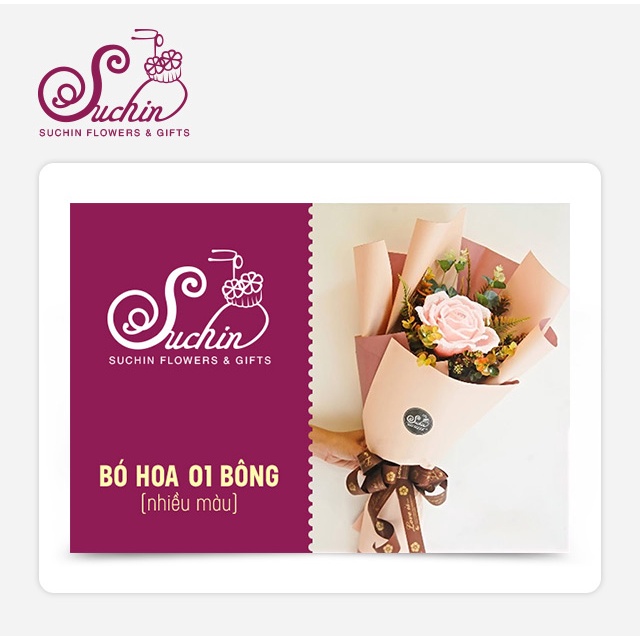 Hà Nội [Evoucher] Suchin - Bó hoa 1 bông (nhiều màu)