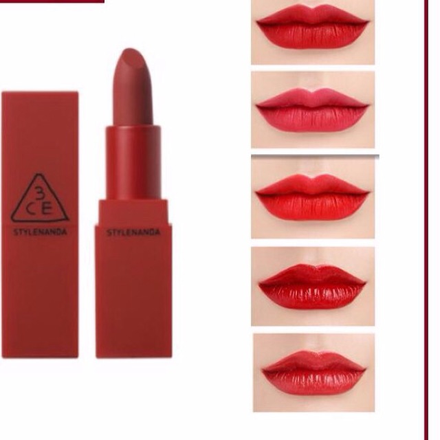 Son thỏi siêu lì 3CE Red Recipe Matte Lip Color