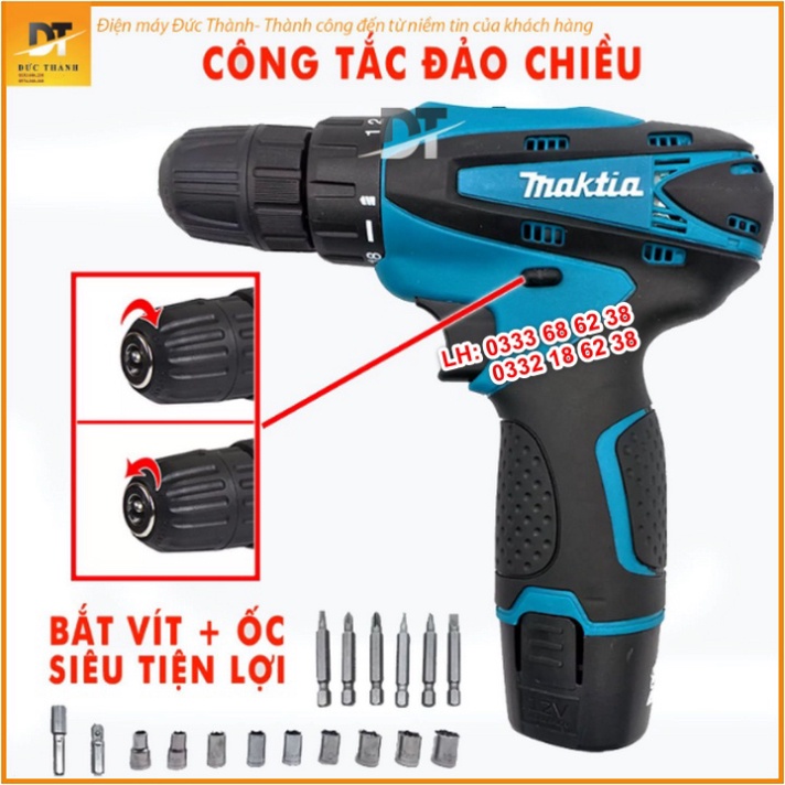 Chính hãng Súng bắn vít MKT 12V nhập khẩu Full box
