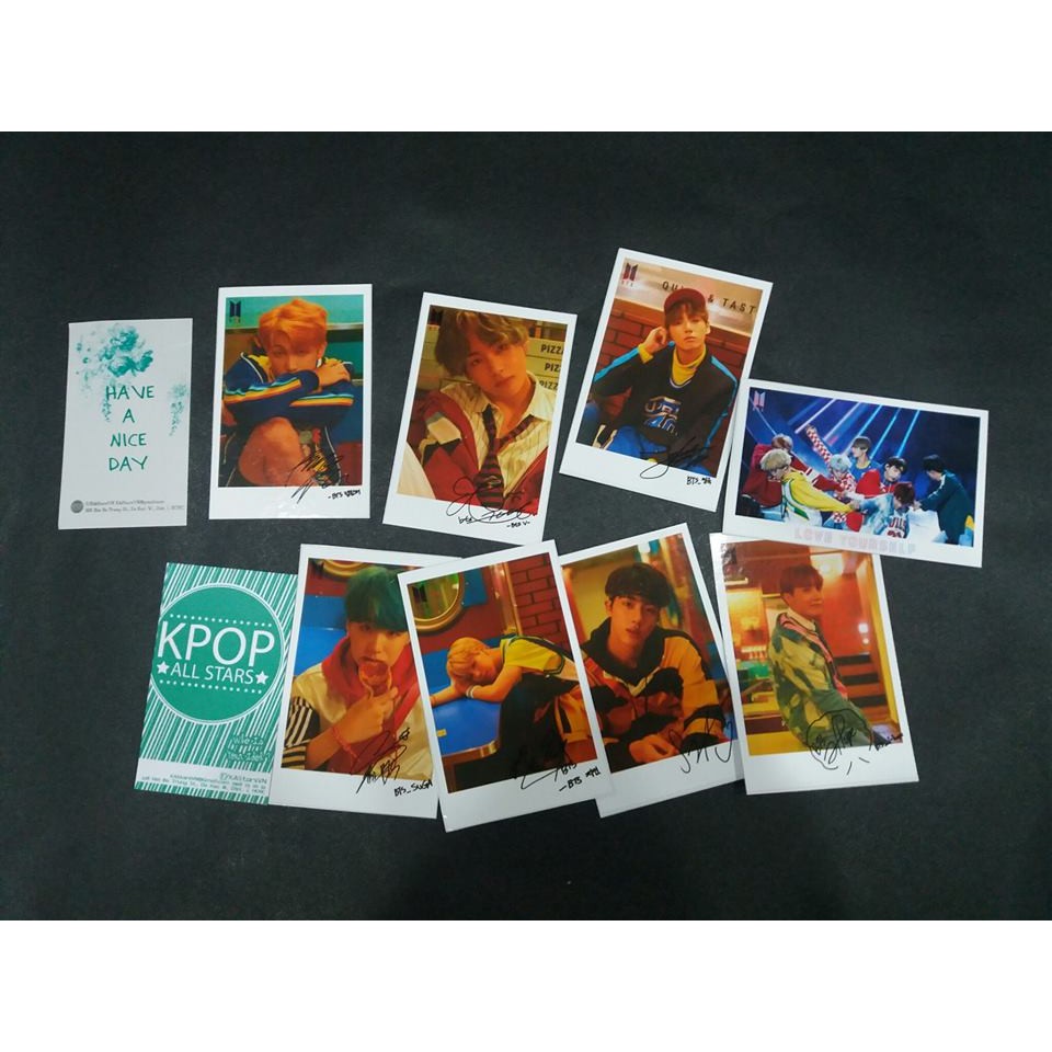 9 ảnh Polaroid in trang trí nhà cửa bàn học, cán màng bóng bảo quản rất lâu
