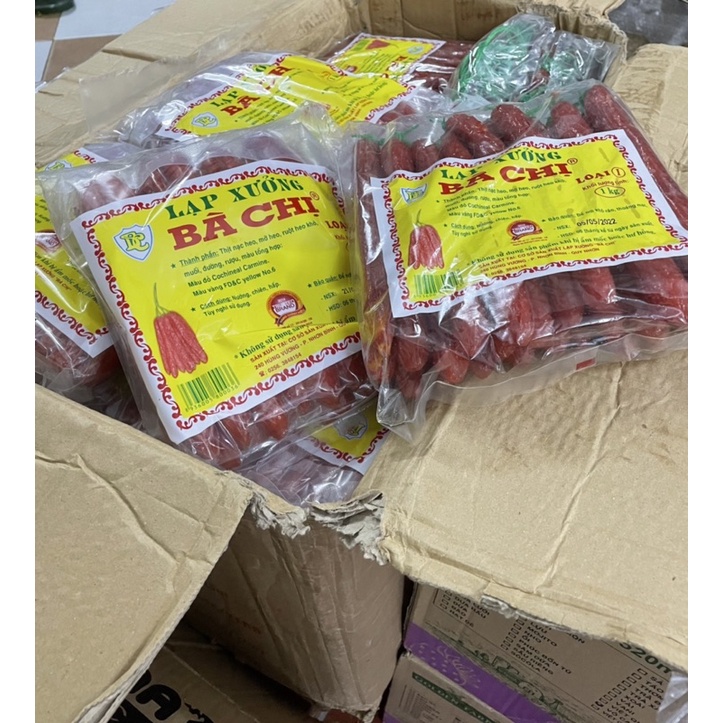 Lạp sườn/xưởng MỸ TRÂN / BÀ CHỊ LOẠI I 1KG - DÂY XANH