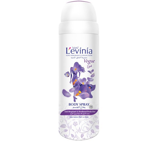 Xịt thơm body nữ Levinia 200ml