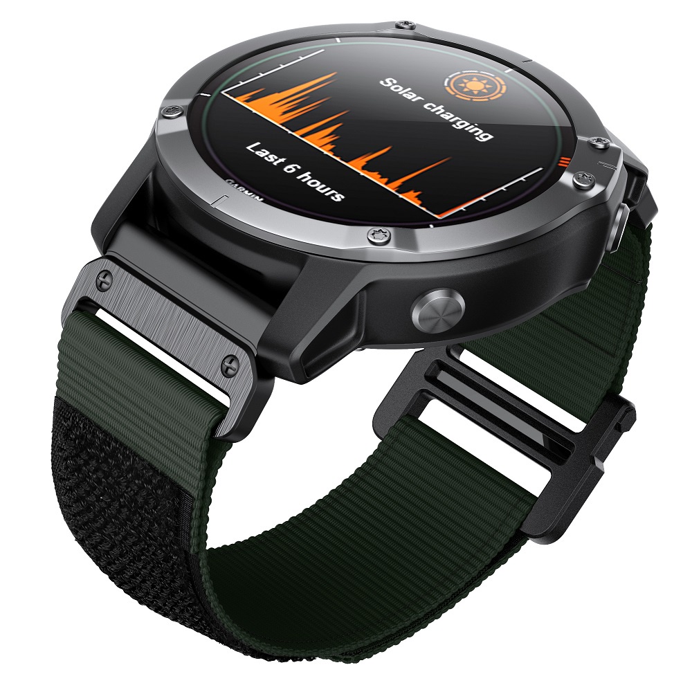 Dây Đeo Bằng Nylon Cho Đồng Hồ Garmin Tactix 7 Pro 26mm / Fenix 7X Fenix 6X 3