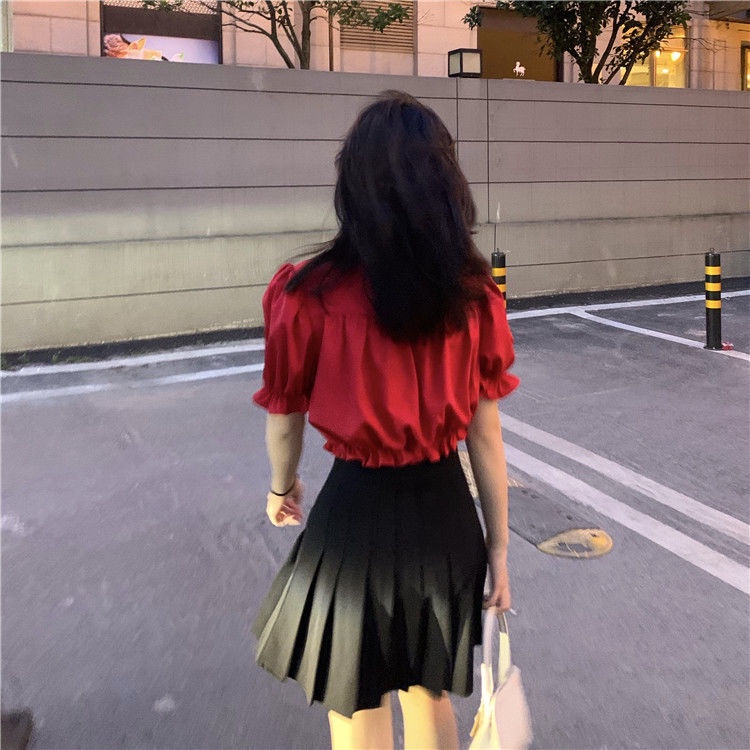 Áo Kiểu Tay Phồng Cổ Búp Bê Xinh Xắn Thời Trang