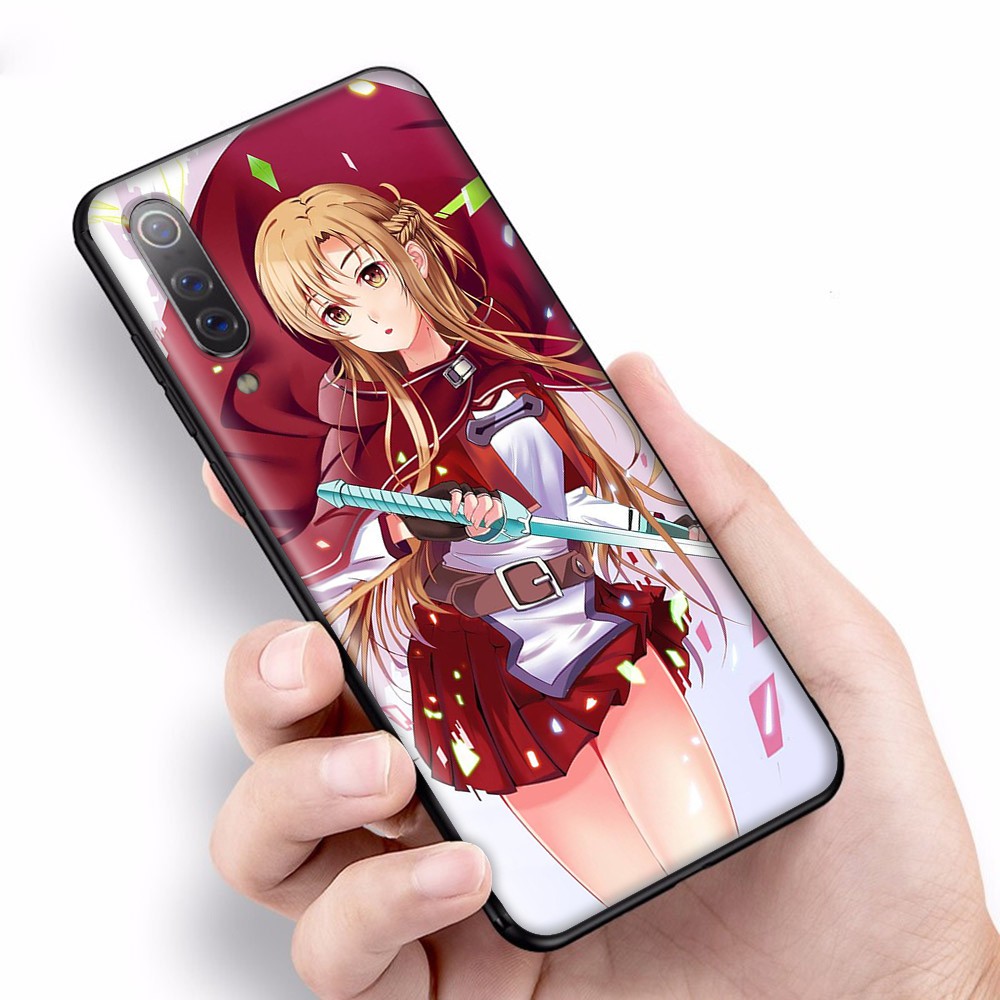 Ốp Lưng Silicone Họa Tiết Sword Art Online Thời Trang Cho Xiaomi Redmi Note 8 8a 8t 7 7a Pro Poco M3