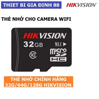 Thẻ Nhớ chuyên dụng camera 32G 64G 128G HIKVISION CLASS 10 Chất Lượng Cao - Chính Hãng - BẢO HÀNH 24 THÁNG
