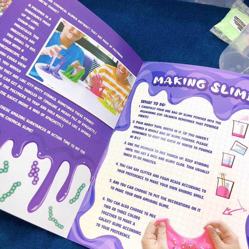 [Hàng sẵn Tp.HCM] Đồ chơi tự làm Slime DIY thủ công cho bé - Chất nhờn ma quái handmade vui nhộn.'