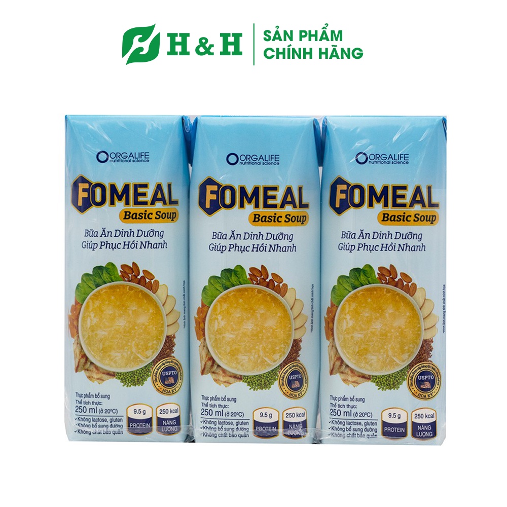 Dinh dưỡng y học Fomeal Basic Soup  - Giải pháp dinh dưỡng giúp nâng cao thể trạng